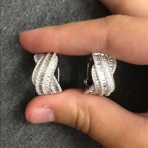 Genuine 925 silver earrings